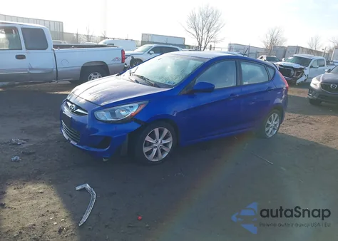 2012 Hyundai Accent Se z USA, uszkodzony, nr VIN KMHCU5AE3CU011091